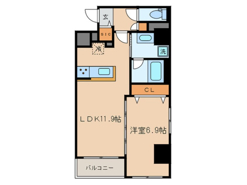 間取図 ヒューゲル本郷