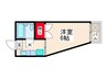 カオパレスN０.７ 1Kの間取り