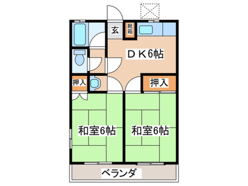 間取図 黎明荘