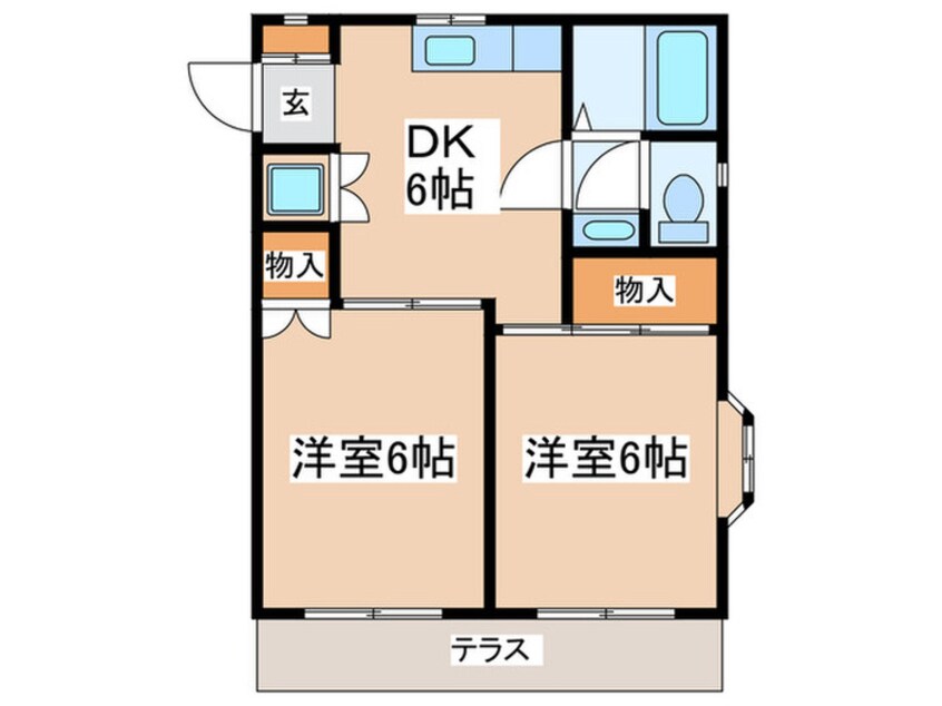 間取図 ファミ－ラシオン