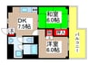 コーポホリウチ 2DKの間取り