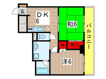 間取図 コーポホリウチ