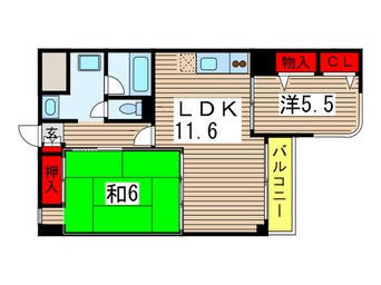 間取図 コーポホリウチ