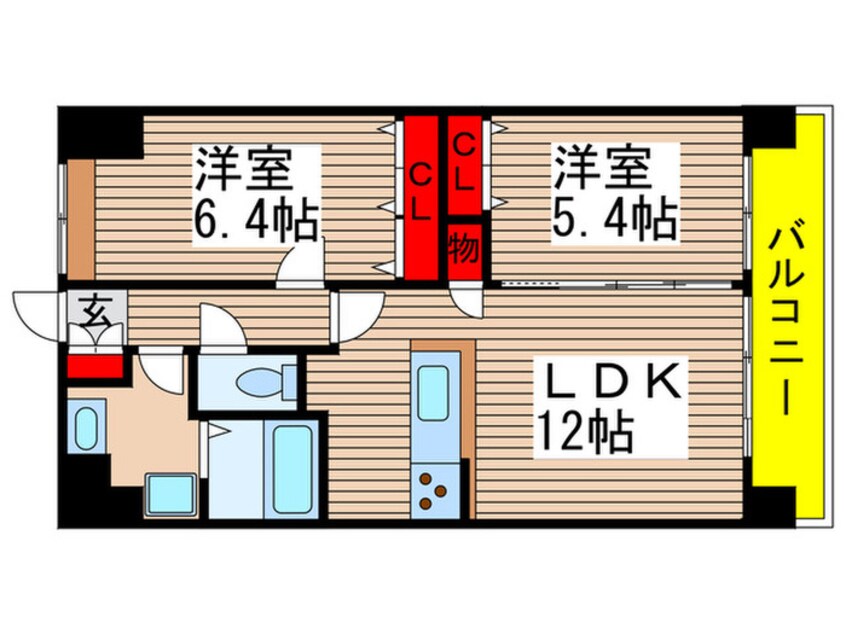 間取図 ア－ペブロ－ネ上志津