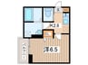 ｒｏｂｏｔ　ｈｏｍｅ　南林間 1Kの間取り