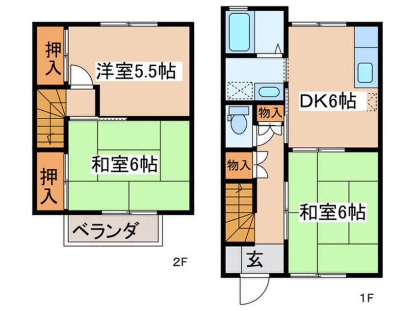 間取図 シャト－酒匂