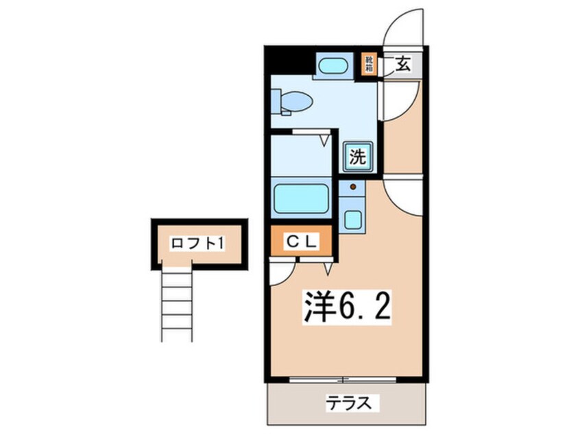 間取図 ベルピア東白楽Ⅲ