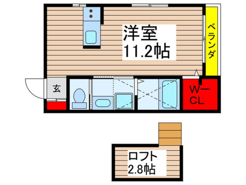 間取図 シャトルコートＫ＆Ｈ