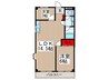 Ｓマンション上野 2LDKの間取り