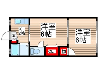 間取図 スカイハイツ