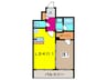 KDX大伝馬レジデンス 1LDKの間取り