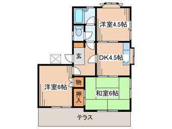 間取図 ペアシティ－すみよし台Ａ棟