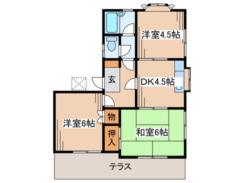 間取図 ペアシティ－すみよし台Ａ棟