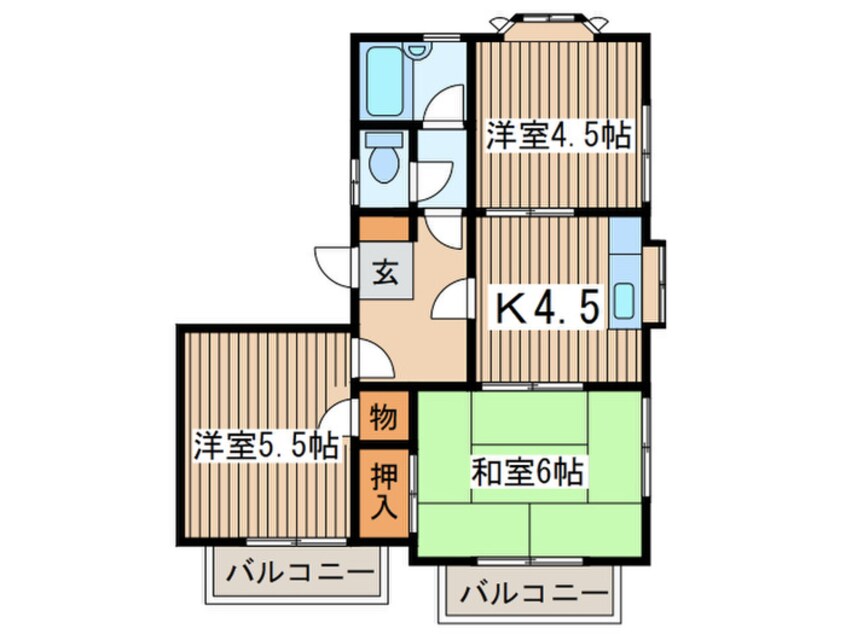 間取図 ペアシティ－すみよし台Ａ棟