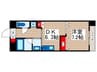 ドールタカナシマンション 1DKの間取り