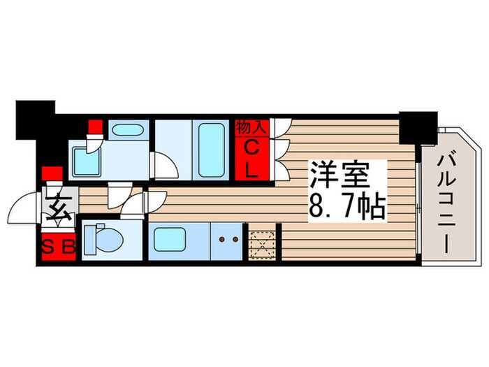 間取り図 パークアクシス上野3丁目