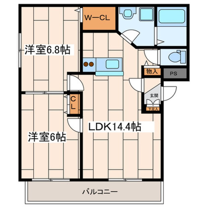 間取図 ジュネス・ＨＬ