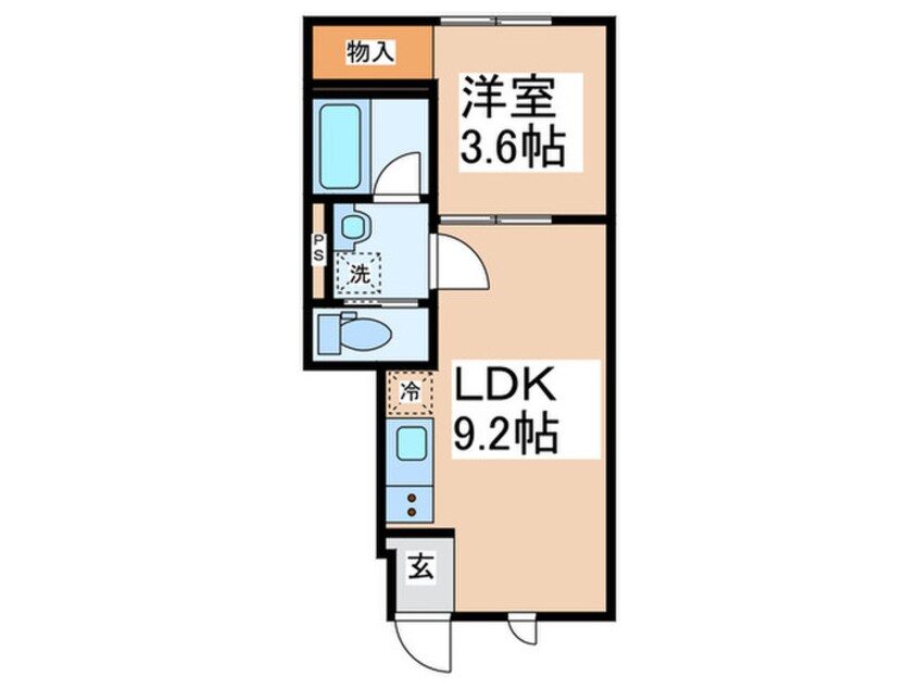 間取図 仮）ロンディネ夕陽ケ丘