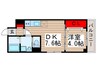 コネクトパーク南初富 1DKの間取り