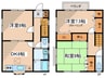 栗山邸 3DKの間取り