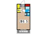 ＷＩＮ有賀 1Rの間取り