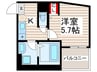 エバンス船堀 1Kの間取り