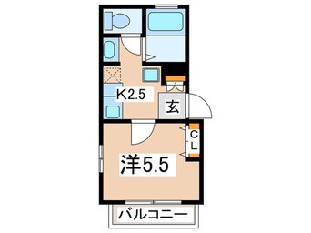 間取図 ホ－ムズ斉藤Ⅱ