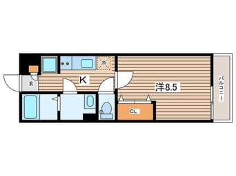 間取図 リブリ・リヴェール樽町