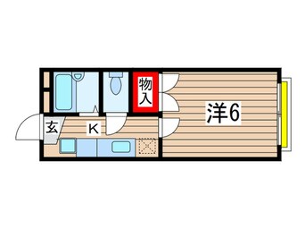 間取図 ジュネパレス長洲