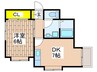 メゾン大岡台 1DKの間取り