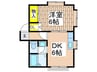 メゾン大岡台 1DKの間取り