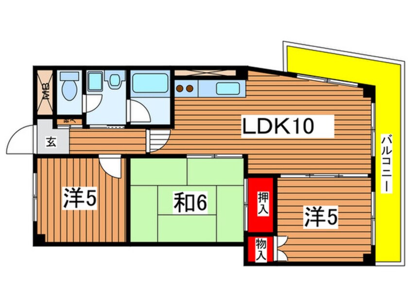 間取図 サザン稲城