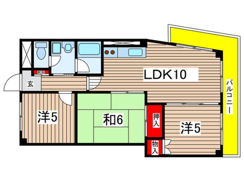 間取図 サザン稲城