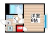 フィガロ館 1Kの間取り