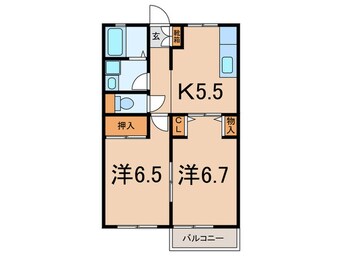 間取図 グリーンパレス斉藤分