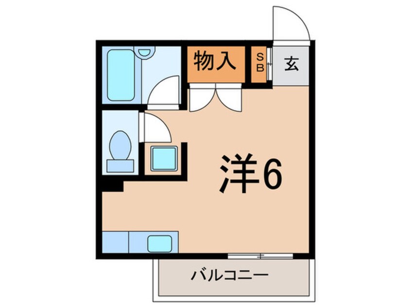 間取図 サウスヒルズ都立大