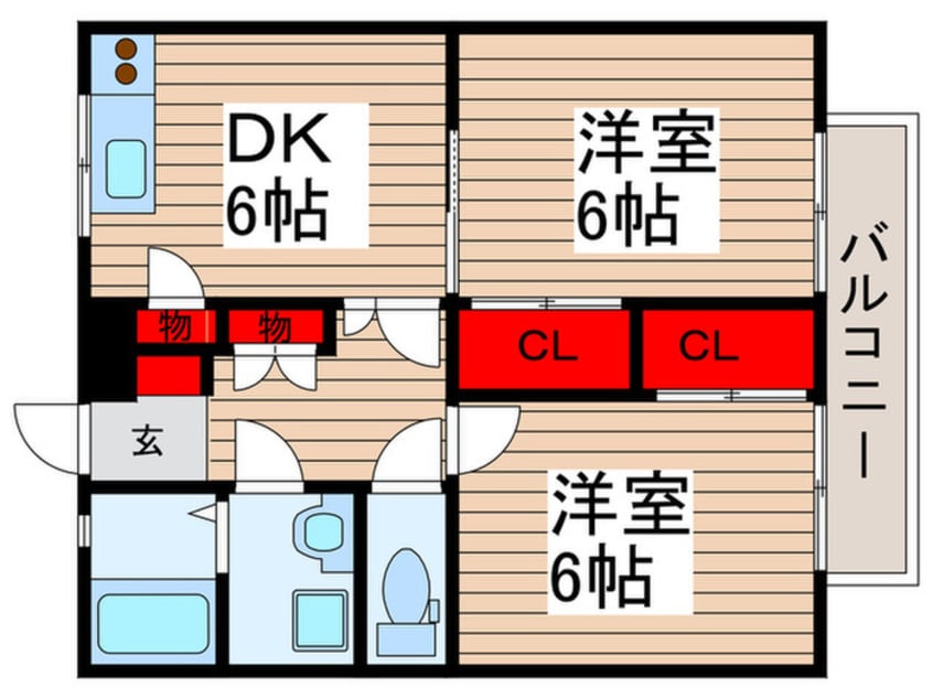 間取図 メゾンアルピナ