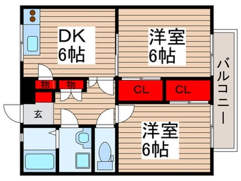 間取図 メゾンアルピナ