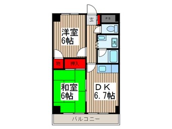 間取図 サンロード蕨