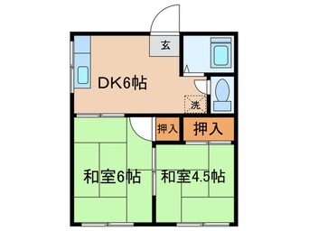 間取図 杉浦ハイツ