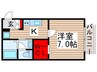 エテルノ 1Kの間取り