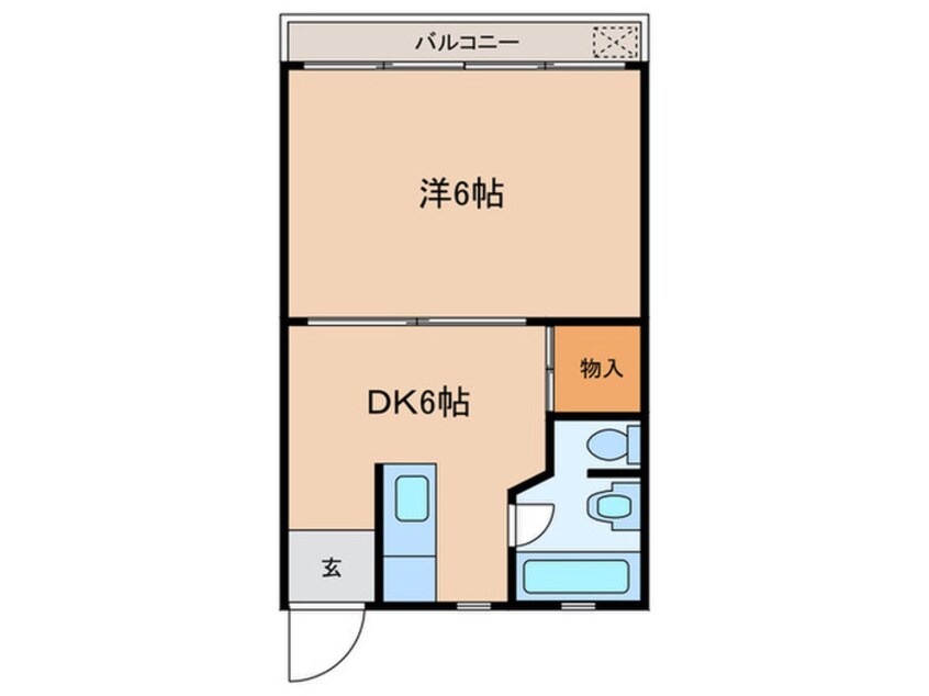 間取図 自由ヶ丘ロイヤルハイツ