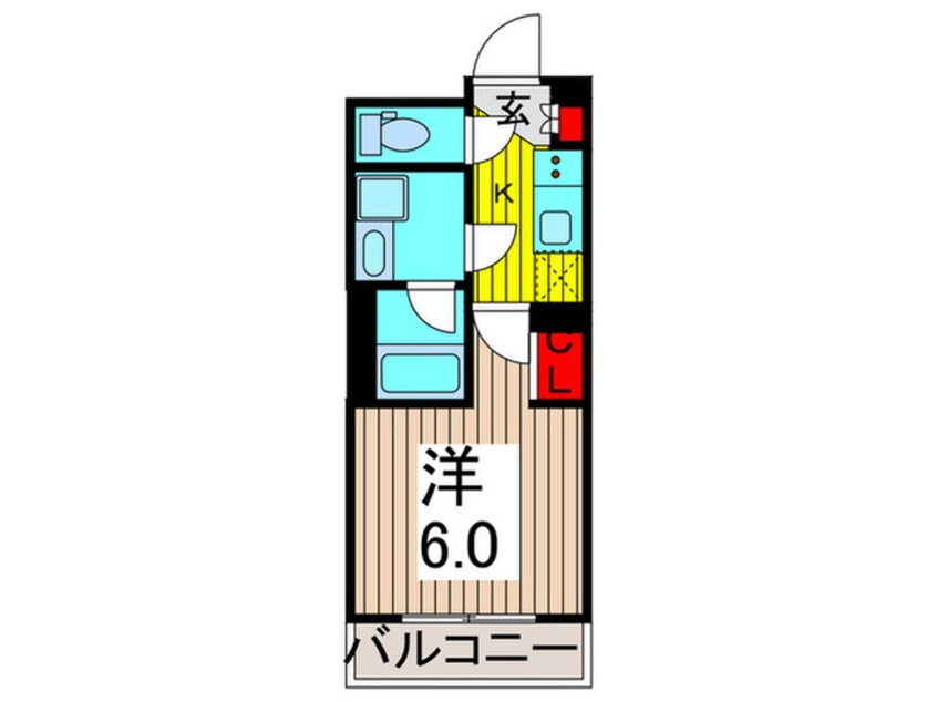 間取図 DIPS綾瀬（503）