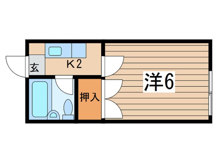 間取り図 ハイツリッチＡ、Ｂ