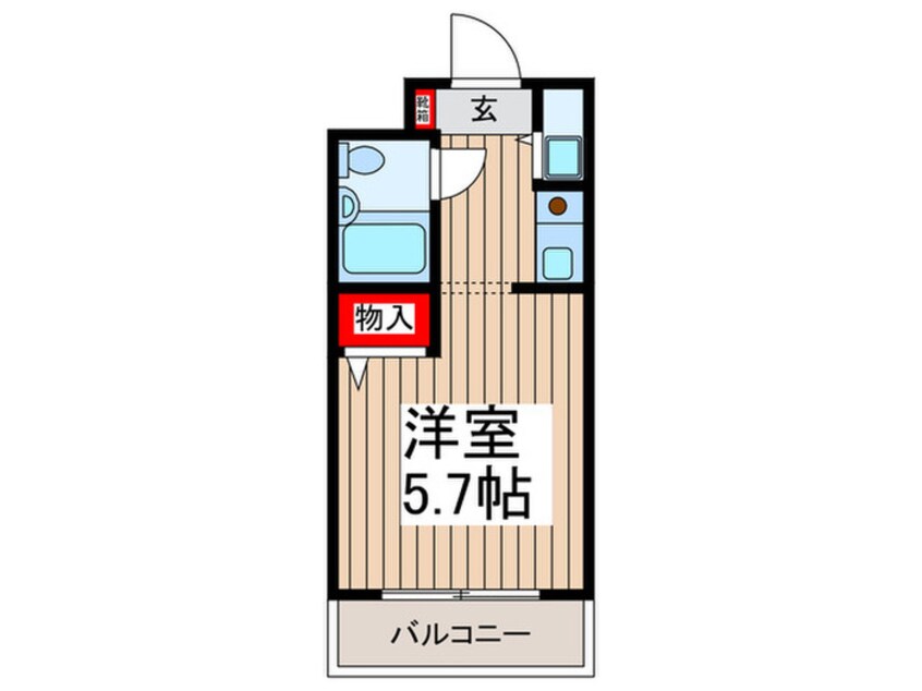 間取図 プラティーク町屋