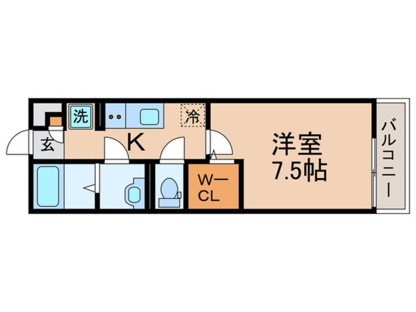 間取図 リブリ・フルール