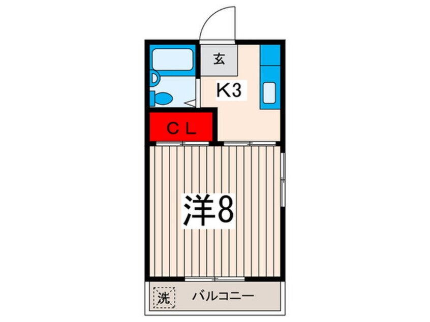 間取図 渡辺コ－ポ２