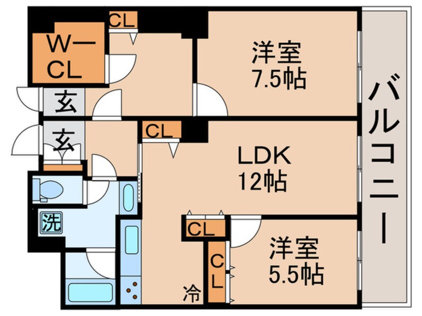 間取図 ﾘﾊﾞ-ｼﾃｨ21ｲ-ｽﾄﾀﾜ-ｽﾞ10号棟