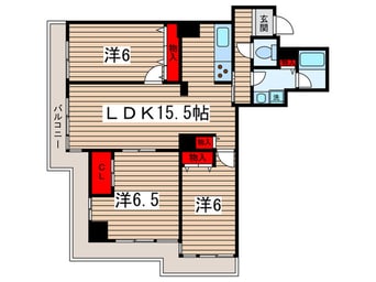 間取図 ﾘﾊﾞ-ｼﾃｨ21ｲ-ｽﾄﾀﾜ-ｽﾞ10号棟