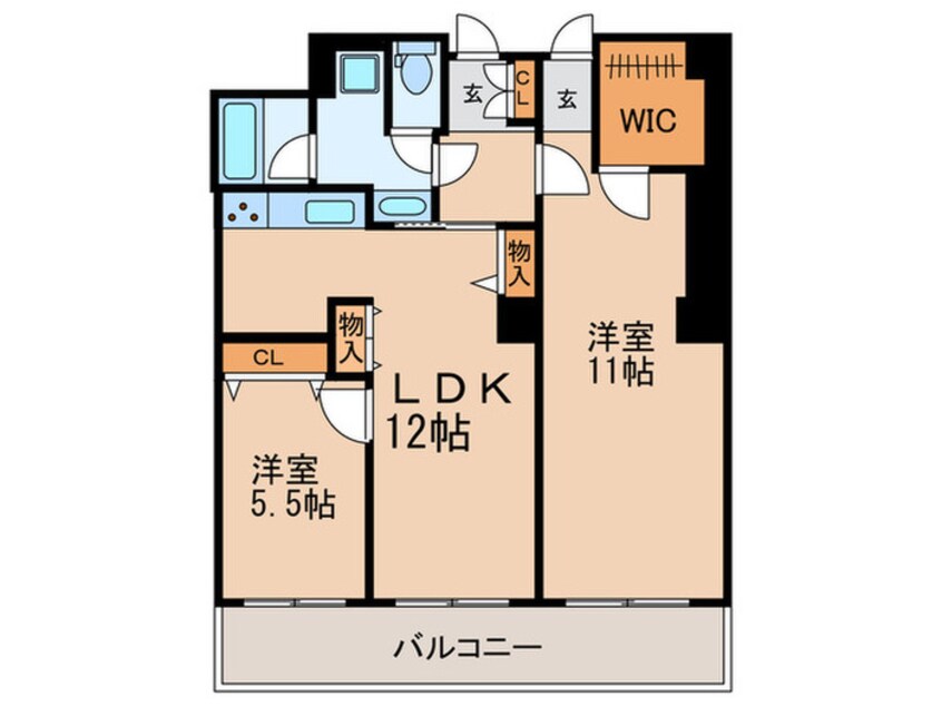 間取図 ﾘﾊﾞ-ｼﾃｨ21ｲ-ｽﾄﾀﾜ-ｽﾞ10号棟